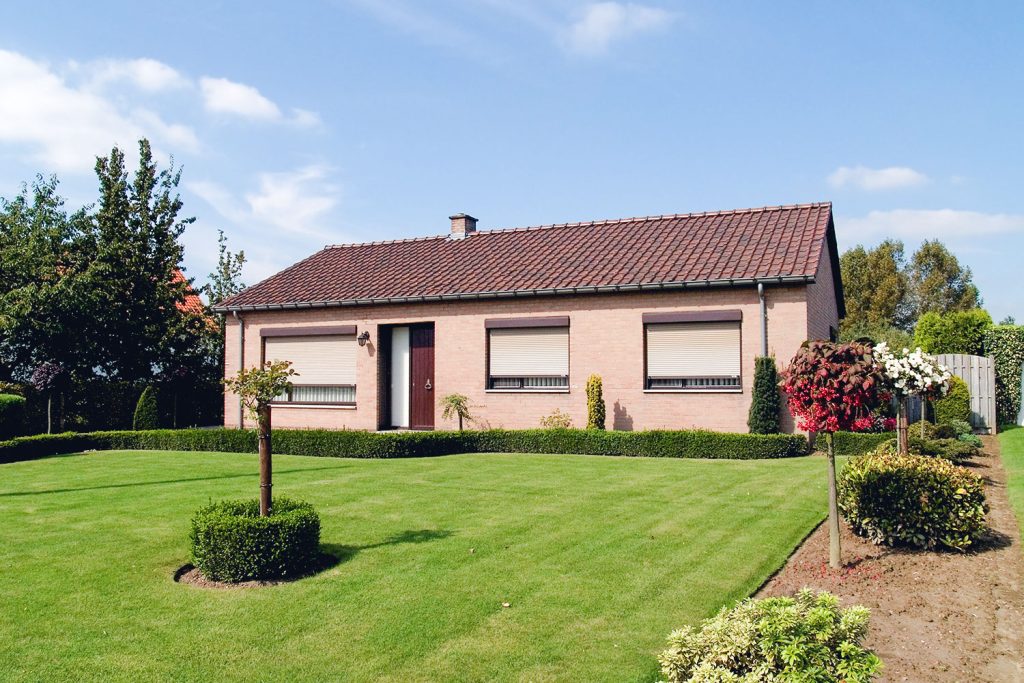 jardin spacieux d'une maison individuelle